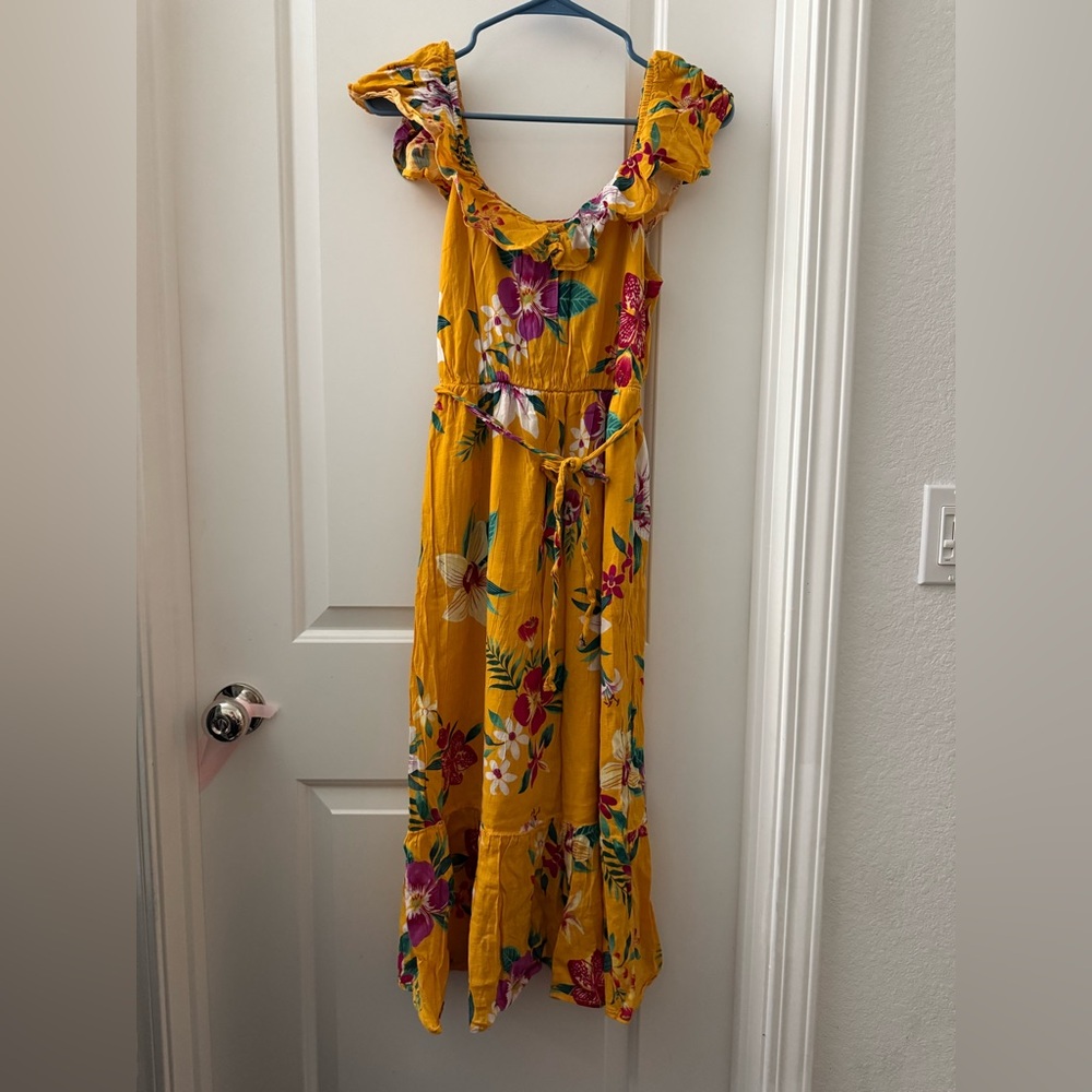 Old navy — Aloha/tropical themed midi dress — Size XS